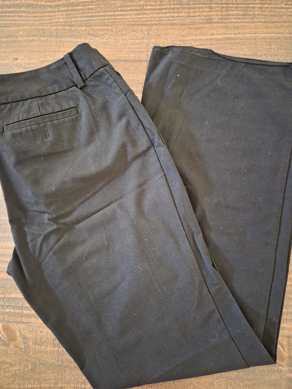 INC International Concepts Black Dress Pants with Pink Waist Trim